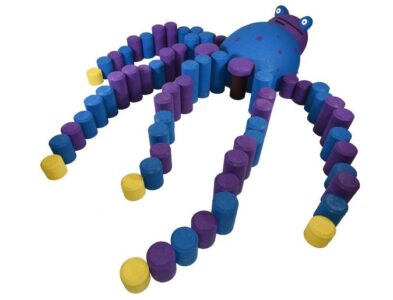 Figura gumowa na plac zabaw Ośmiornica