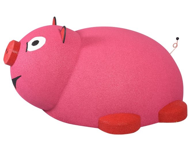 Figura gumowa na plac zabaw Świnka