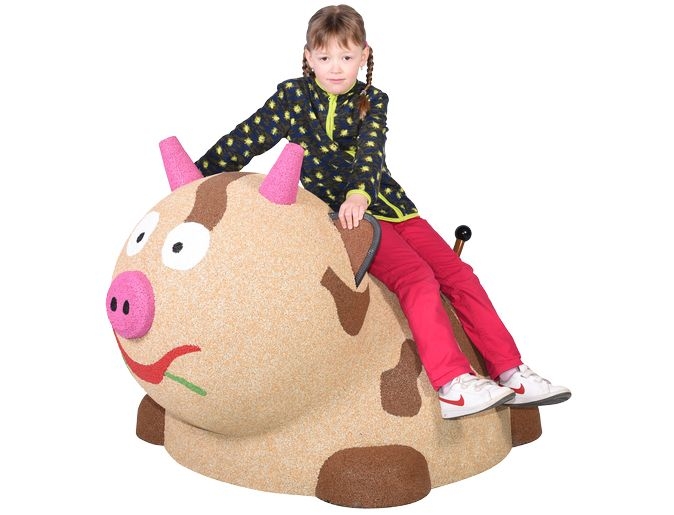 Figura gumowa na plac zabaw Krówka mini