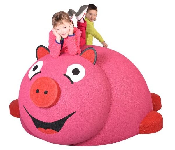 Figura gumowa na plac zabaw Świnka