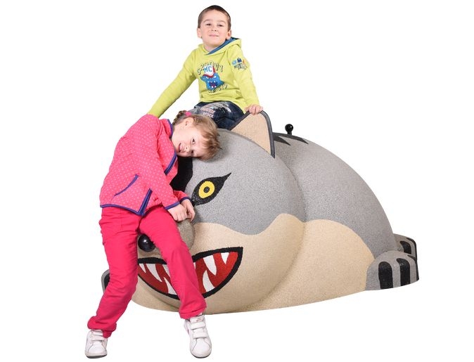 Figura gumowa na plac zabaw Wilk Figura gumowa na plac zabaw Wilk