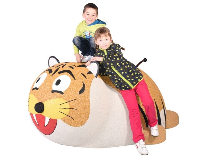 Figura gumowa na plac zabaw Tygrys