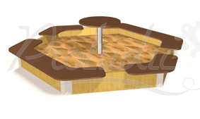 Piaskownica sześciokątna J105