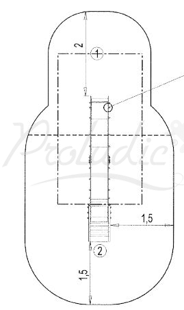 Średnia zjeżdżalnia wys. 1