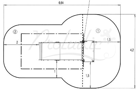 Zjeżdżalnia szeroka na skarpie J1110