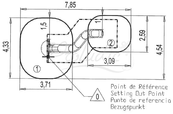 Zjeżdżalnia na skarpie wys. ślizgu 2 Zjeżdżalnia na skarpie wys. ślizgu 2