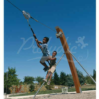 Zjazd linowy montowany na wzniesieniu J510