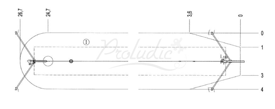 Zjazd linowy montowany na wzniesieniu J512