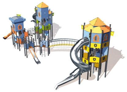 Zestaw 3 wieże Średniowiecze J4703