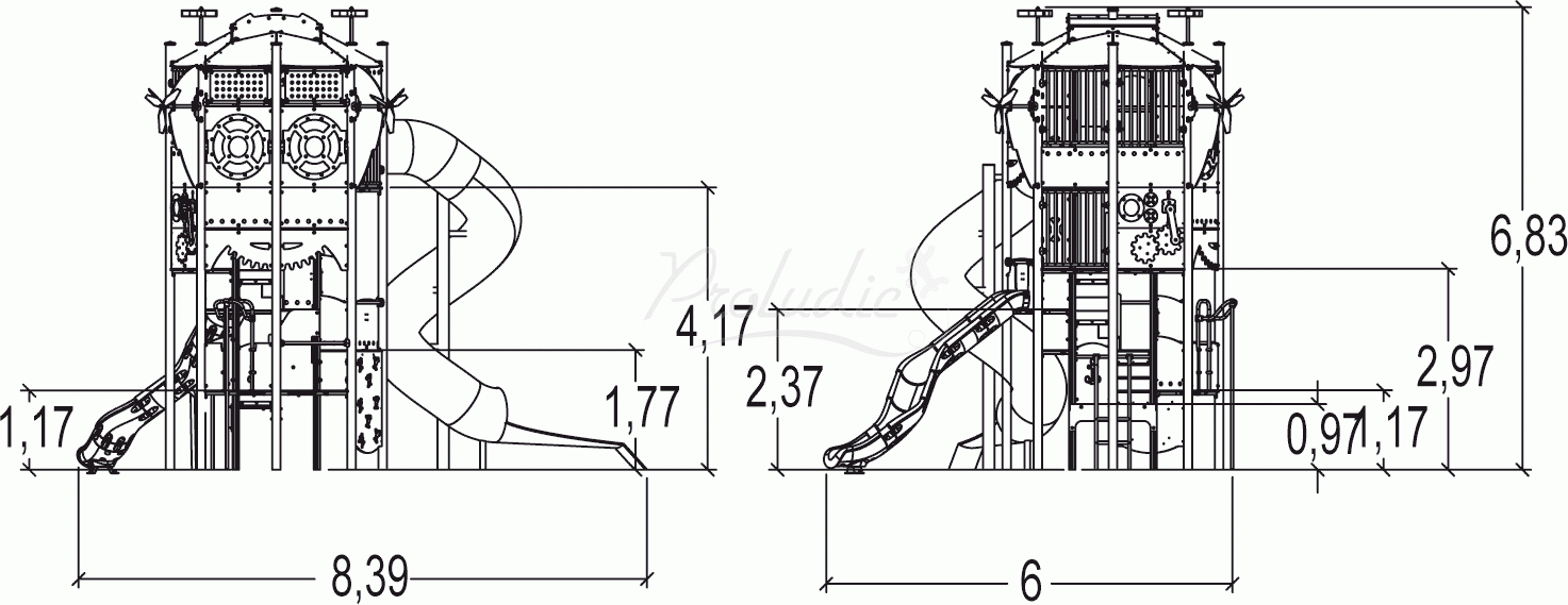 Wieża ośmiokątna Metropolis wys.7 Wieża ośmiokątna Metropolis wys.7