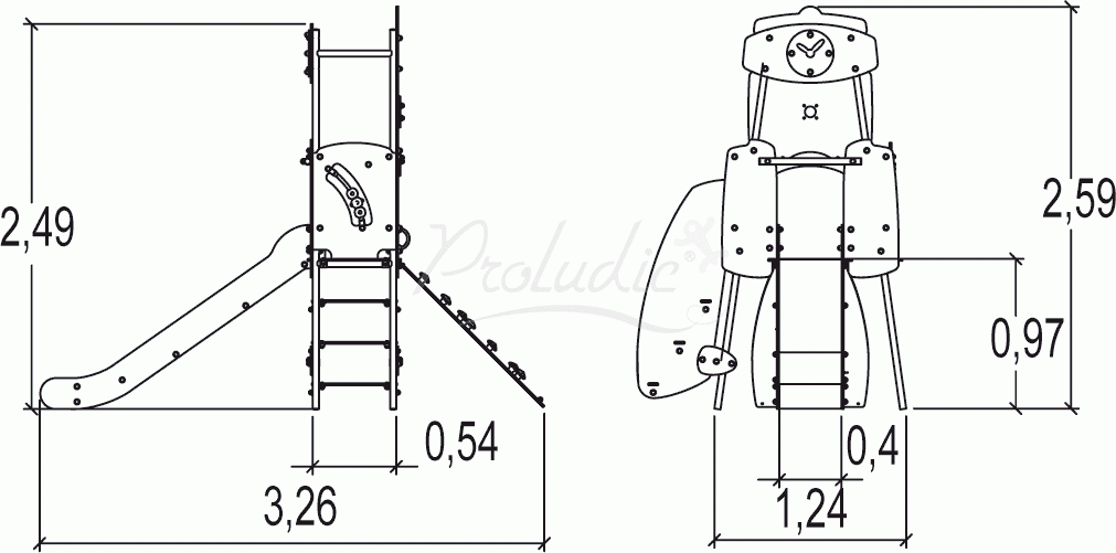 Wieża z zegarkiem J4050 Wieża z zegarkiem J4050