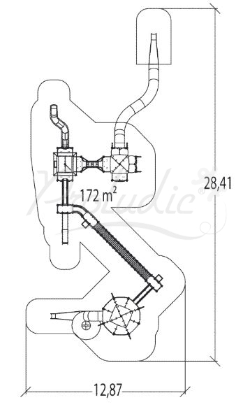 Zestaw 3 wieże Średniowiecze J4703