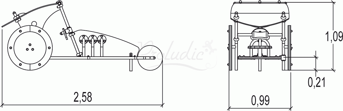 Wyścigówka Dragster J3601 Wyścigówka Dragster J3601
