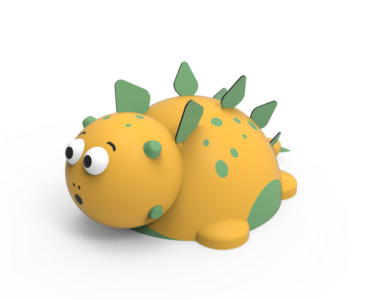 Gumowa figura na plac zabaw Stegozaur 3D036