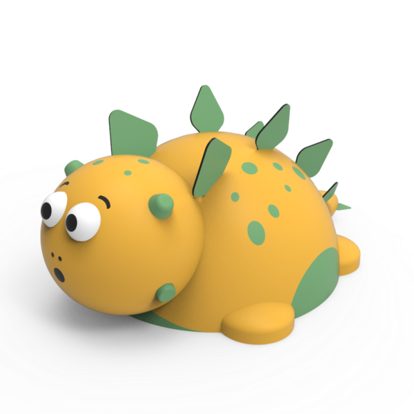 Gumowa figura na plac zabaw Stegozaur 3D036