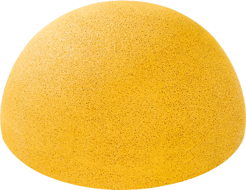 Gumowa półkula żółta Gumowa półkula żółta