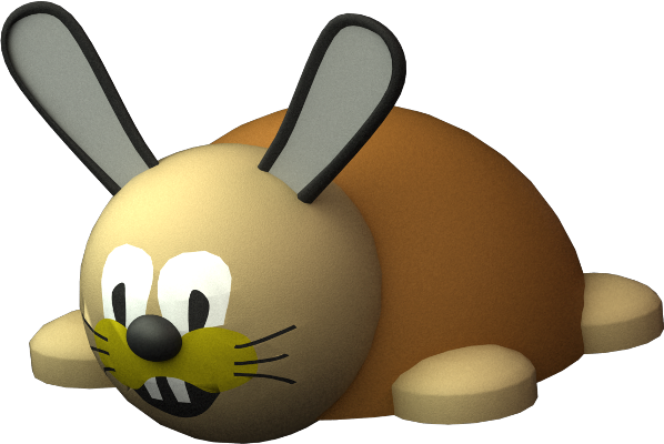 Figura gumowa na plac zabaw Zając Figura gumowa na plac zabaw Zając