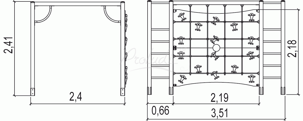 Kącik gimnastyczny J1606