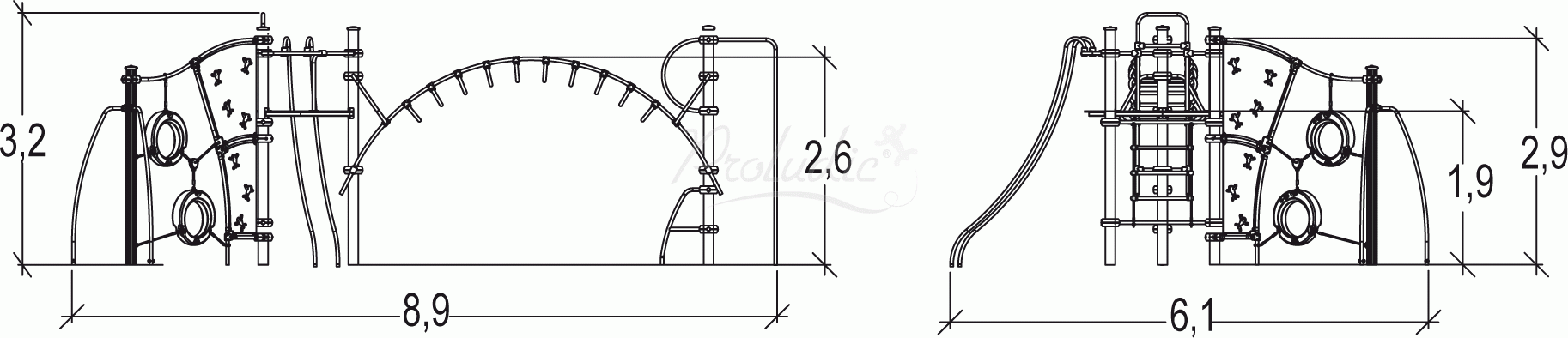 Plac zabaw Ixo J586-M