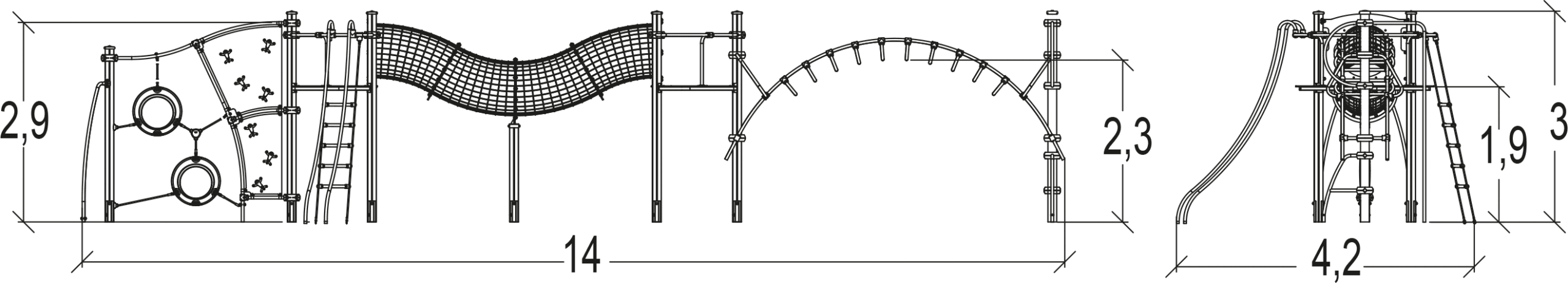 Plac zabaw Ixo J2587-M