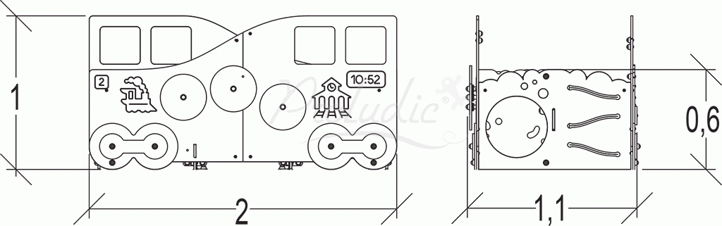 Wagon labyrint J2694