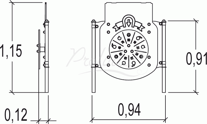 Tablica aktywności - Loteria - J3407 Tablica aktywności - Loteria - J3407