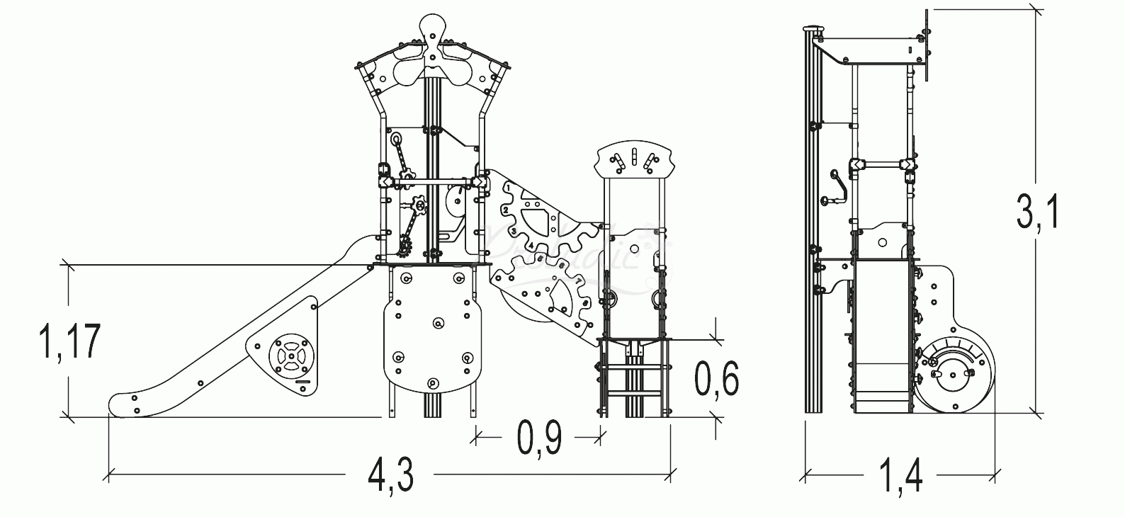 Zestaw tematyczny Metropolia J38301 Zestaw tematyczny Metropolia J38301