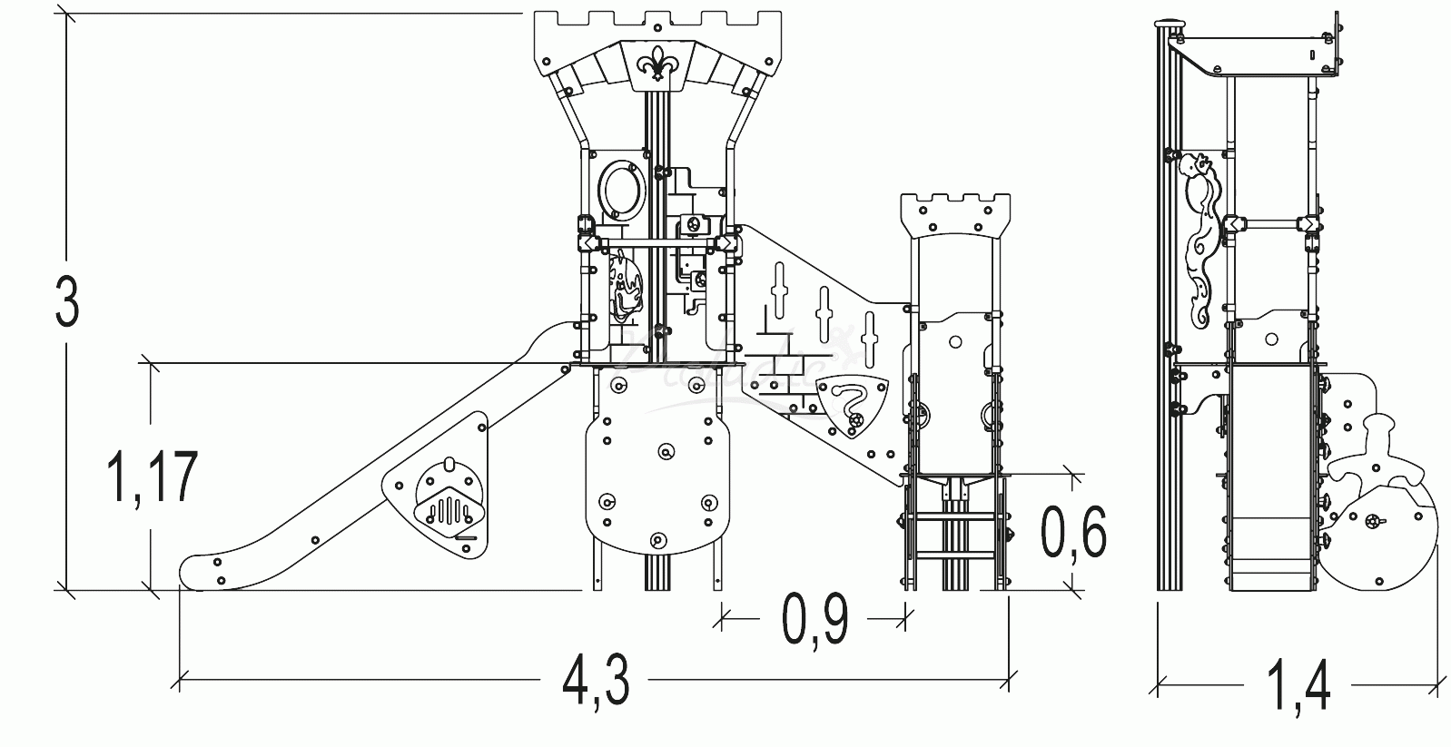 Zestaw tematyczny Średniowiecze J38401 Zestaw tematyczny Średniowiecze J38401