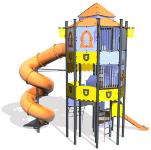 Wieża Średniowiecze - ośmiokątna wys.7