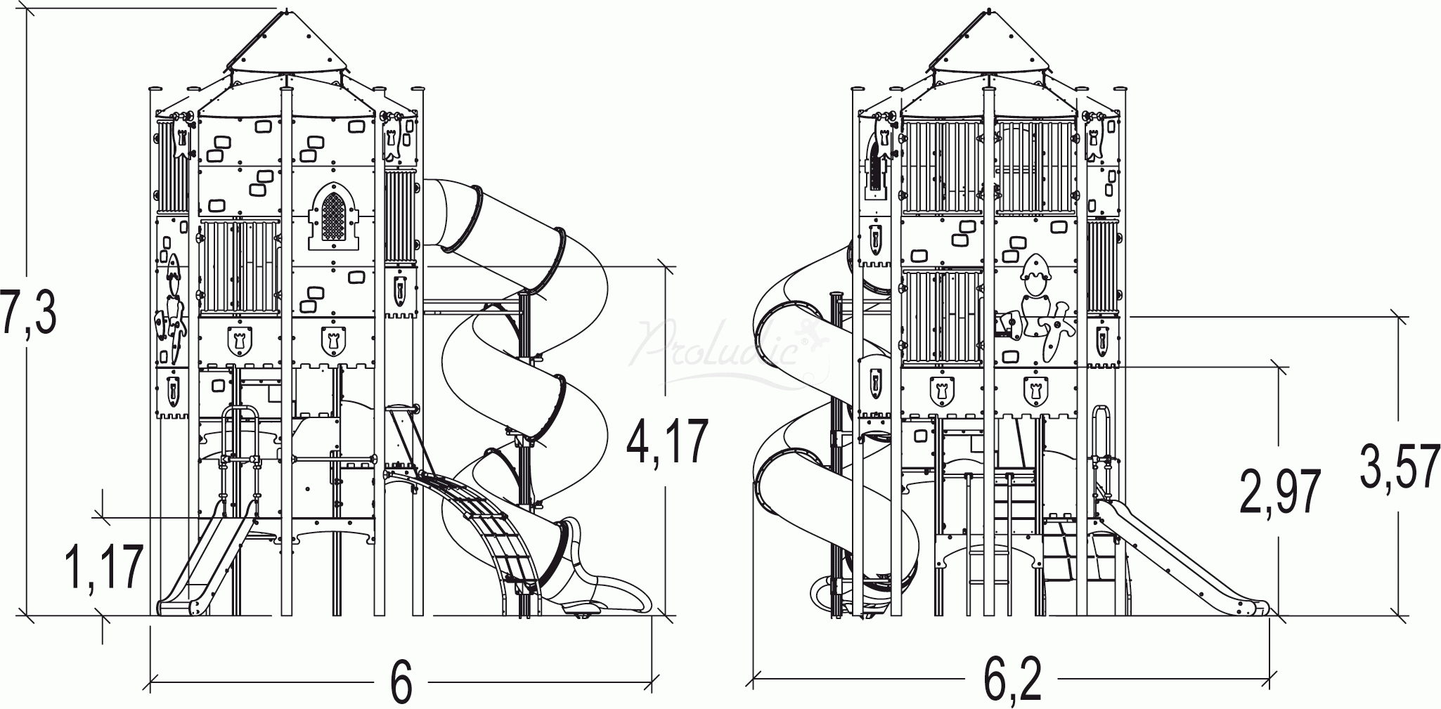 2m - zjeżdżalnie z polipropylenu J4701P 2m - zjeżdżalnie z polipropylenu J4701P