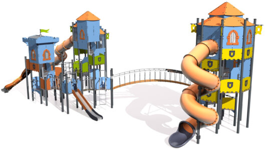 Zestaw 3 wieże Średniowiecze J4703P