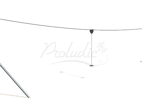 Zjazd linowy montowany na wzniesieniu J510