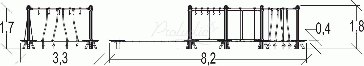 Ścieżka balansująca J5402-M