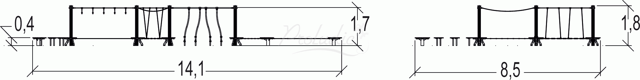 Ścieżka balansująca J5403-M