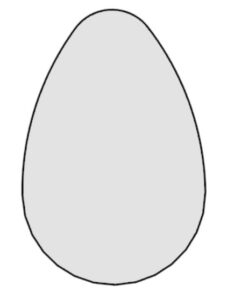 Figura do nawierzchni EPDM "jajko"