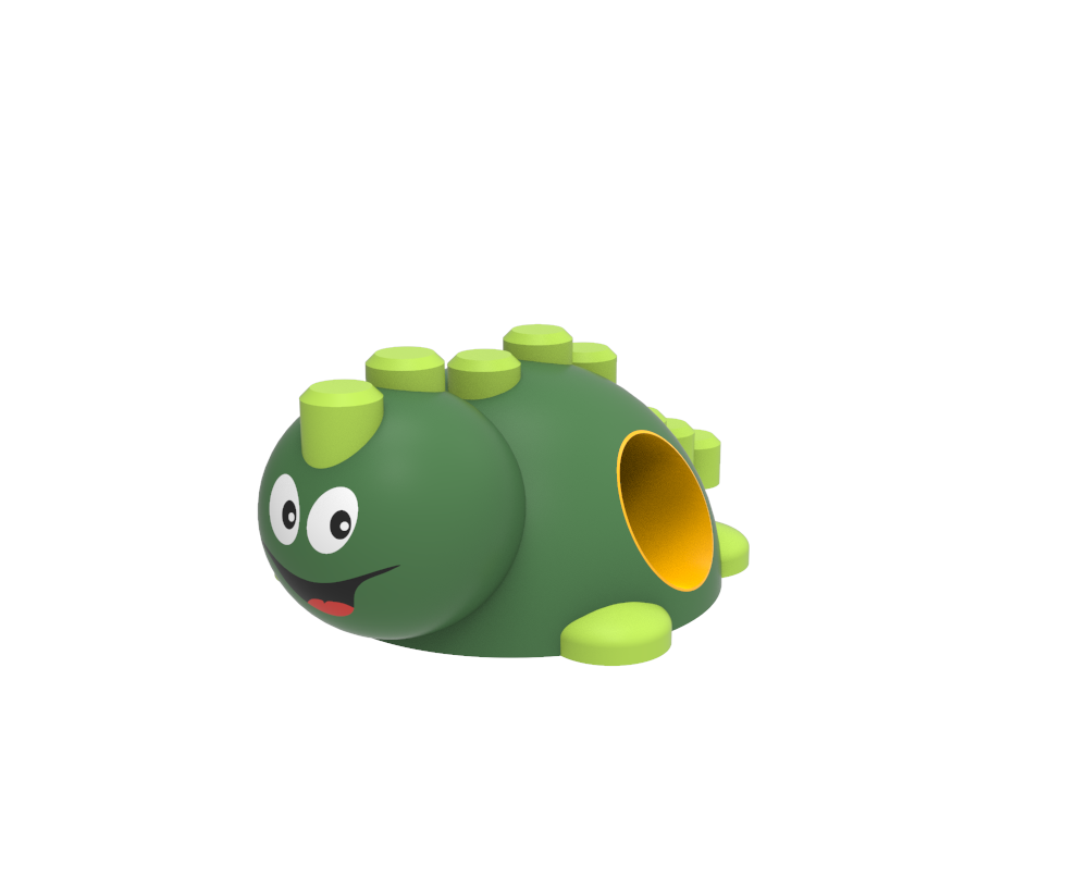 Jaszczurka - tunel 3D002 Jaszczurka - tunel 3D002