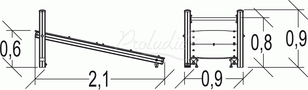 Trim Trail drążki do brzuszków JPS13-S-M