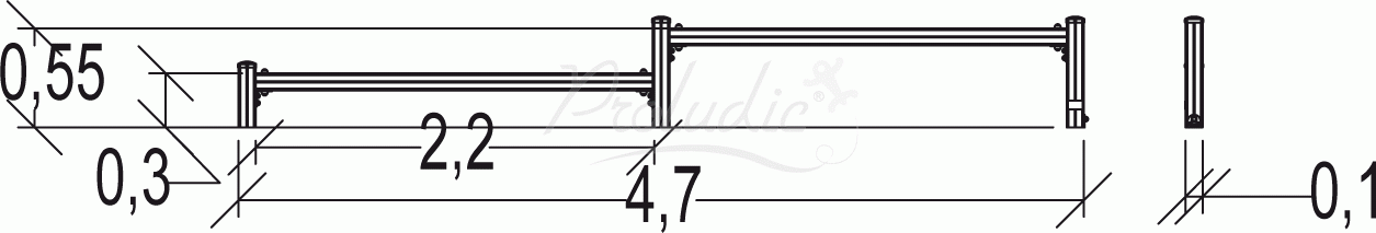 Trim Trail belka do balansowania JPS14-M