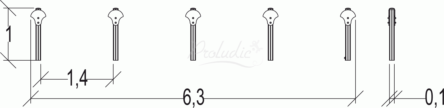 Trim Trail słupki do skakania Senior JPS16-S-M