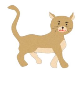 Figura do nawierzchni EPDM "kot"