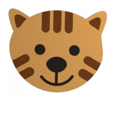 Figura do nawierzchni EPDM "kot (głowa)"