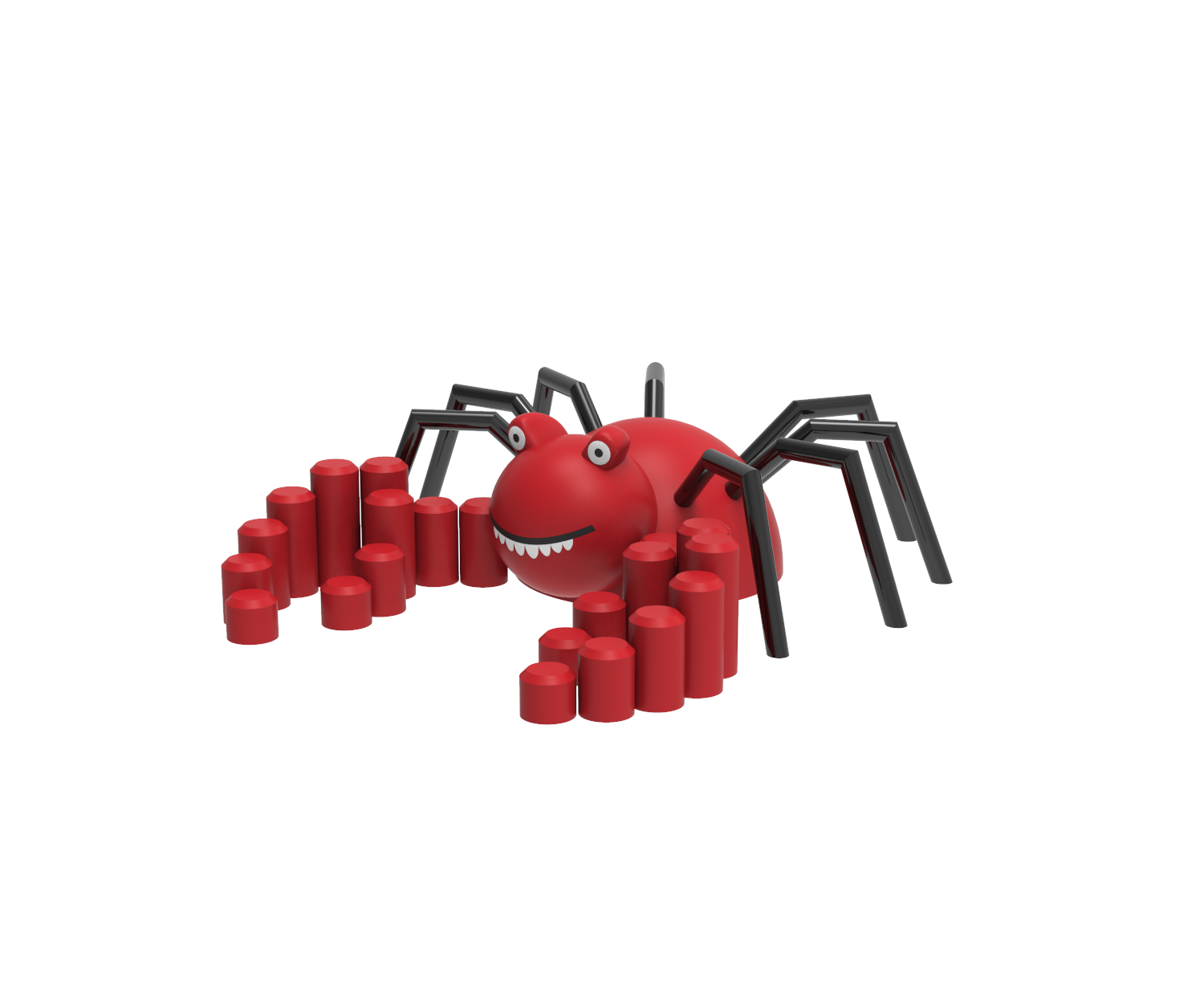 Figura gumowa na plac zabaw Mini Krab Figura gumowa na plac zabaw Mini Krab