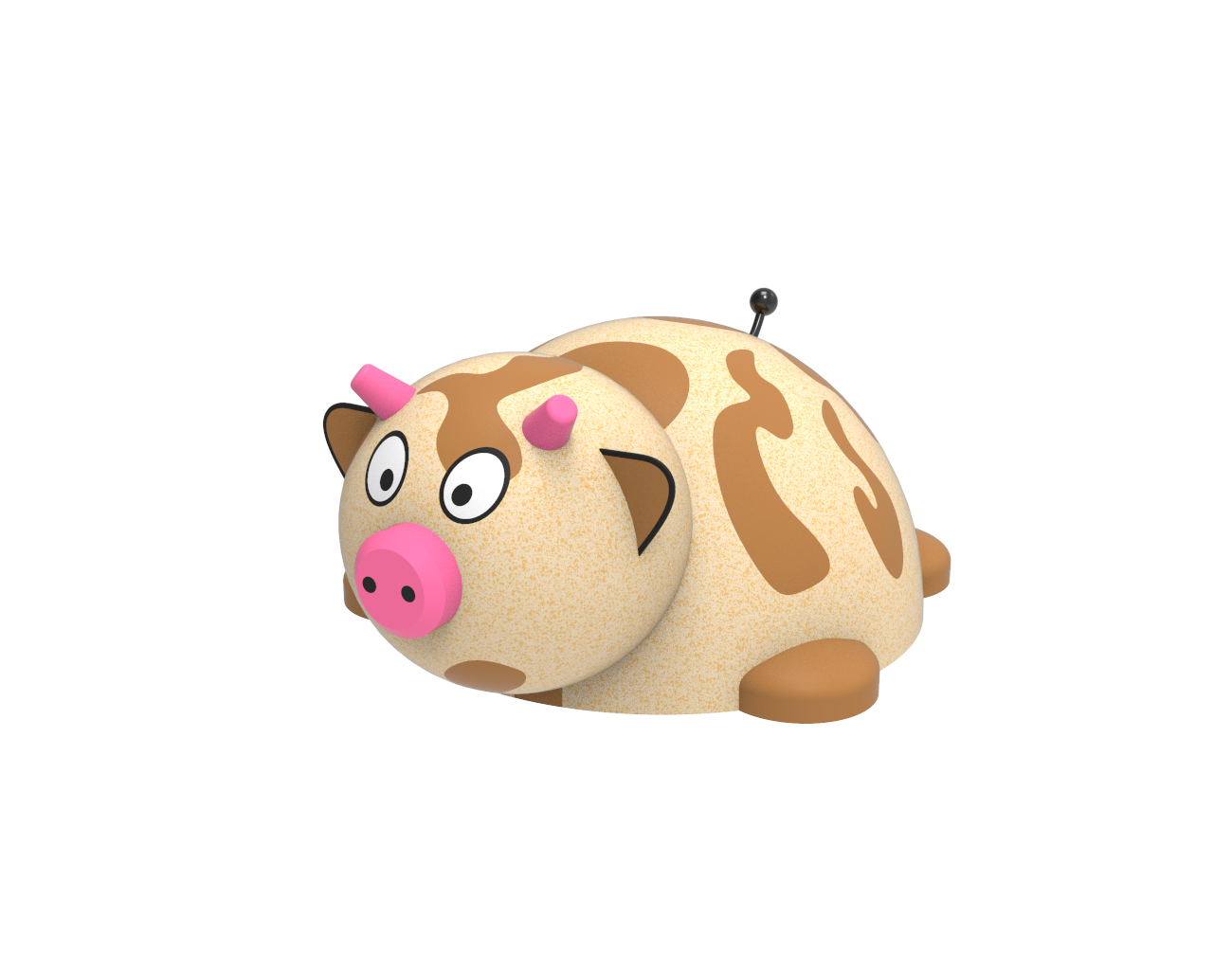 Figura gumowa na plac zabaw Krowa