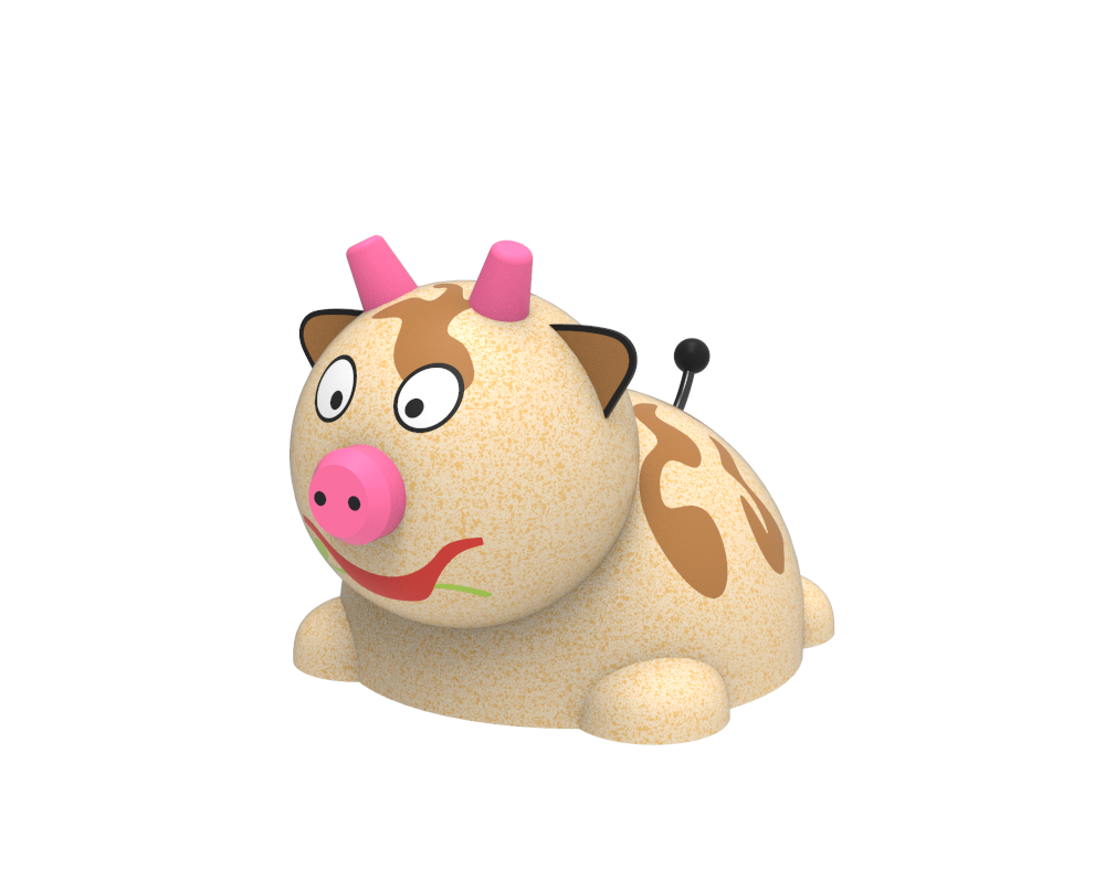 Figura gumowa na plac zabaw Krówka mini