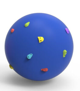 kolorowa kula wspinanie na placu zabaw