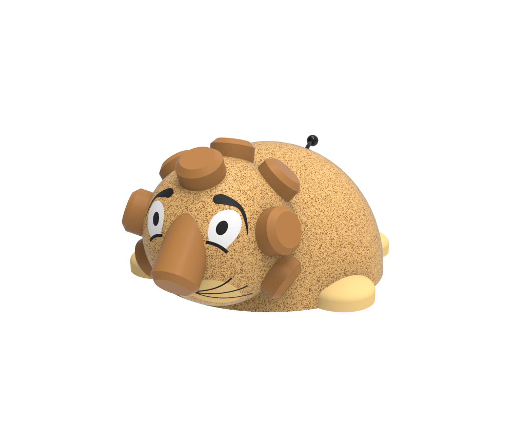 Figura gumowa na plac zabaw Lew