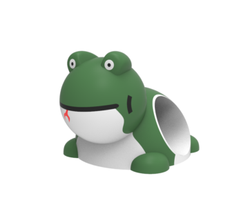 Gumowa figura Mini żaba - tunel 3DM11