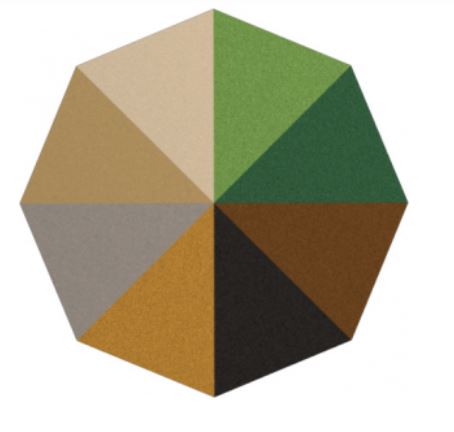 Figura do nawierzchni EPDM "ośmiokąt"