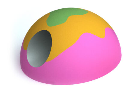 Pagórek gumowy Ø160cm z tunelem