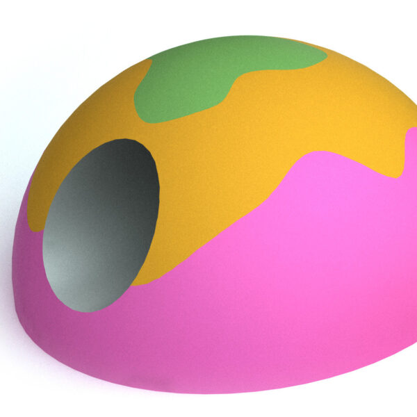 Pagórek gumowy Ø160cm z tunelem